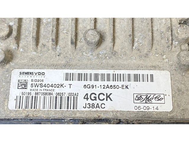 Řídící jednotka 6G9112A650EK, 5WS40402KT   Ford S-MAX 2007