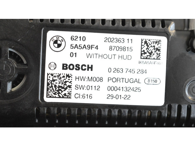Přístrojová deska  BMW 3 G20 G21 2022 5A5A9F4, 8709815  