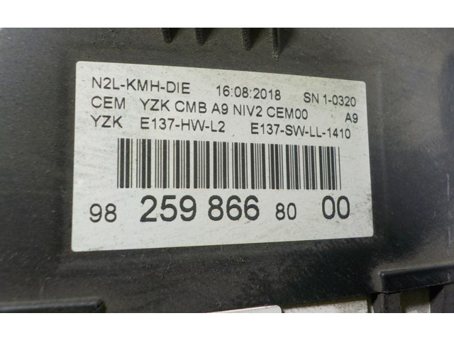 Přístrojová deska  Peugeot 2008 I 2018 9825986680, 982598668000  