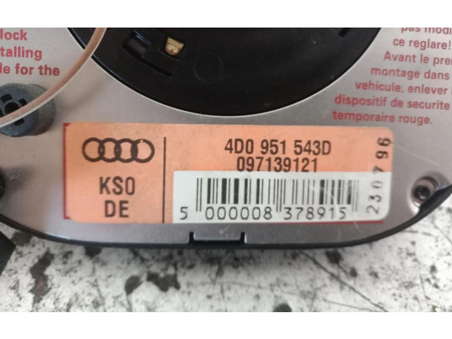 Подрулевой шлейф SRS 4D0951543D   Audi A4 S4 B5 8D