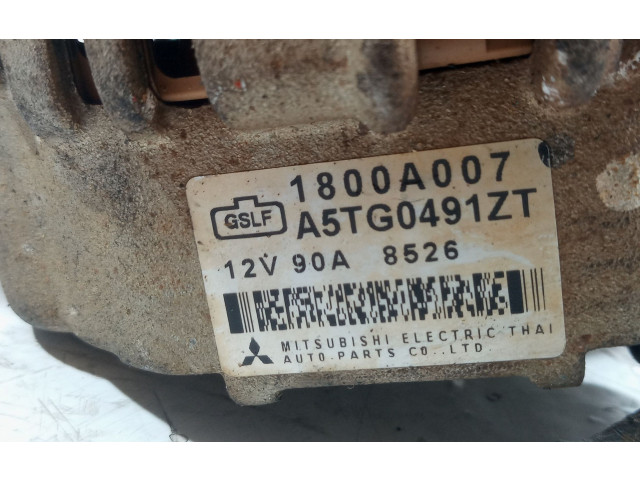 Генератор 1800A007, A5TG0491ZT   Mitsubishi L200      