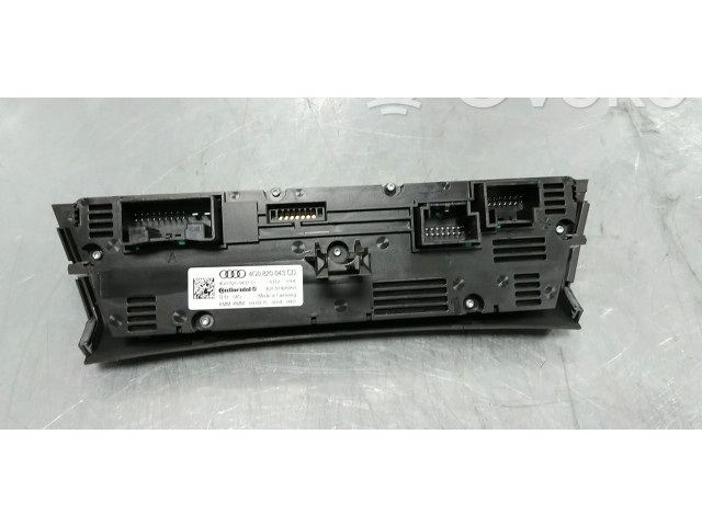 Блок управления климат-контролем 4G0820043CD, 4G0820043BL   Audi A6 S6 C7 4G