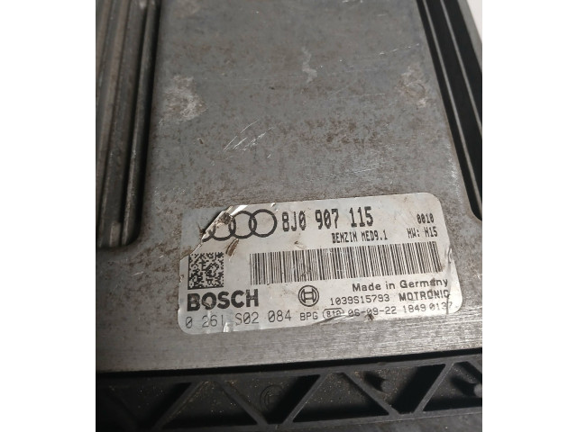 Řídící jednotka 8J0907115, 0261S02084   Audi TT TTS RS Mk3 8S 2008