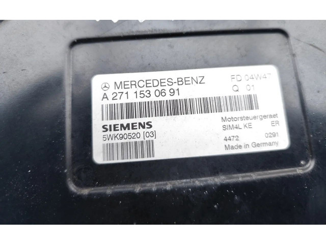Řídící jednotka A2711530691, 5WK90520   Mercedes-Benz SLK AMG R170 2005