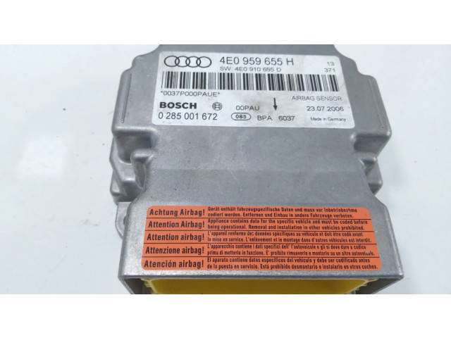 Блок подушек безопасности 4E0959655   Audi A8 S8 D3 4E