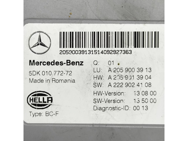 Блок комфорта A2059003913, 5DK01077272   Mercedes-Benz C W205   