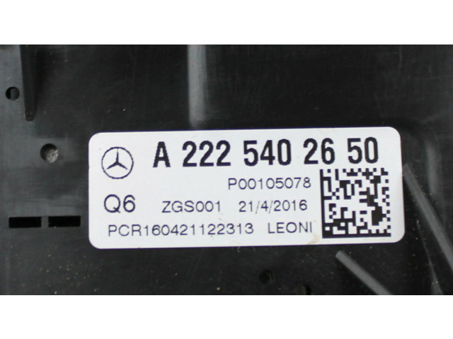  Pojistková skříňka    Mercede-Benz S C217 2017