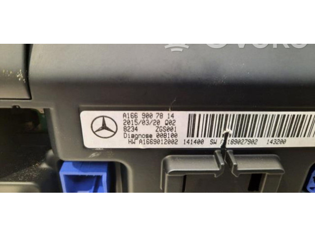 Дисплей    A1669007814   Mercedes-Benz GLE (W166 - C292)