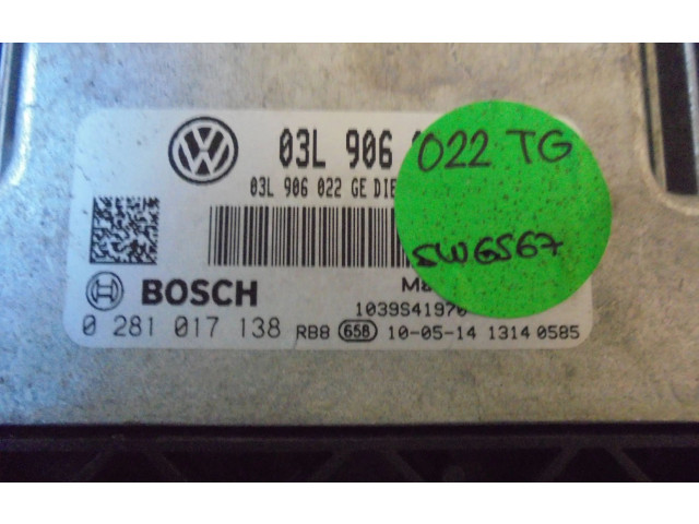 Řídící jednotka 0281017138, 0281017138   Seat Exeo (3R) 2010