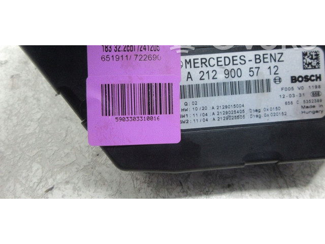   Pojistková skříňka A2129005712   Mercedes-Benz C W204 2010