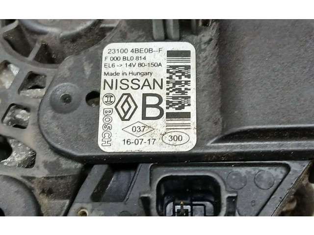 Генератор 231004BE0BF, F000BL0814   Renault Talisman      