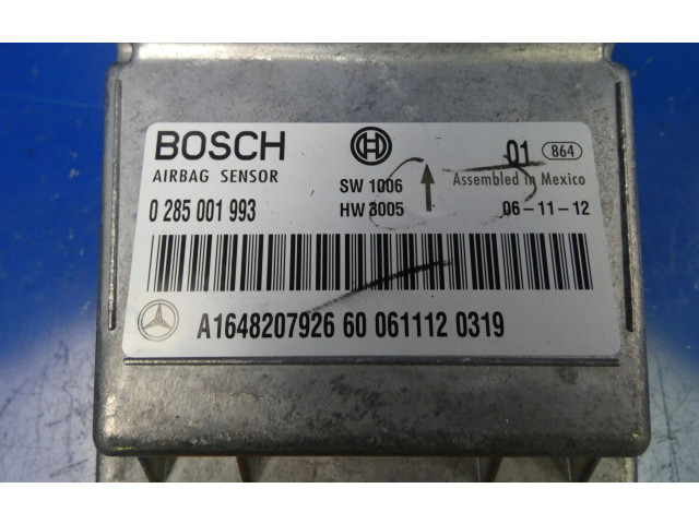Блок подушек безопасности A1648207926   Mercedes-Benz ML W164