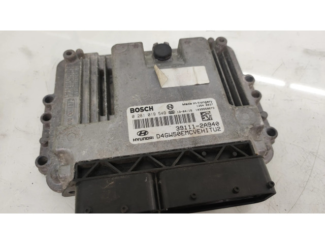 Řídící jednotka 391112A940, 0281019549   Hyundai i30 2013
