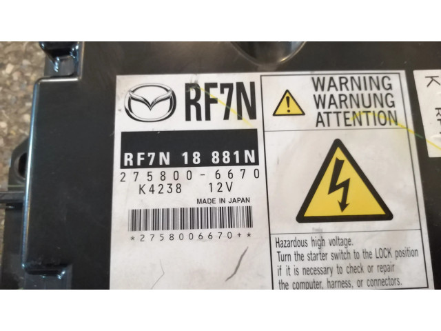 Řídící jednotka RF7N18881N, 2758006670   Mazda 5 2006