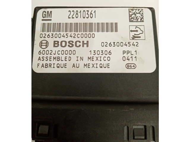 Другие блоки управления / модули 22810361, 6002J88080    Opel Astra J