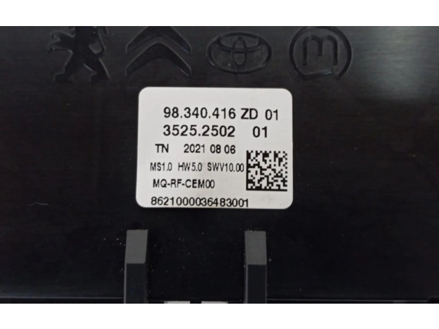 Блок управления климат-контролем 98340416ZD   Peugeot Partner