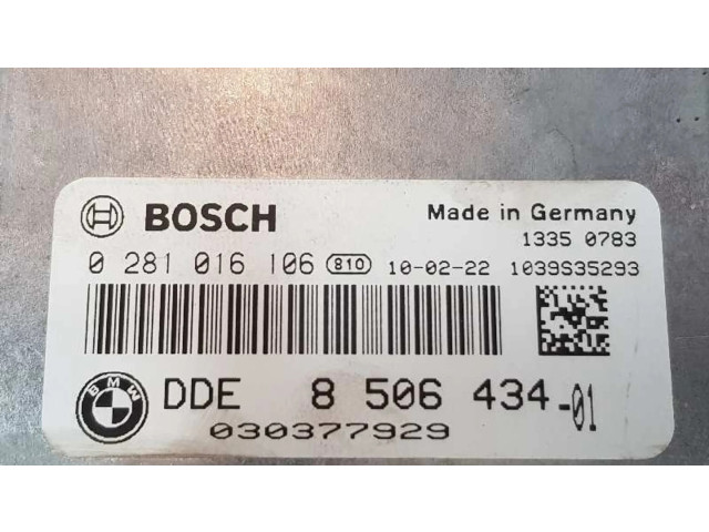 Řídící jednotka 8506434, 13618506434   BMW X1 E84 2011