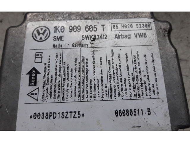 Блок подушек безопасности 1K0909605T   Volkswagen Touran I