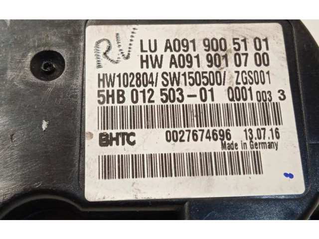 Блок управления климат-контролем A0919005101, 5HB01250301   Infiniti Q30