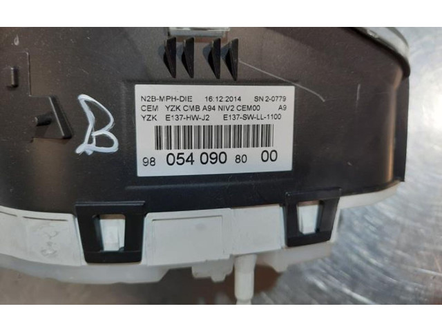 Přístrojová deska  Peugeot 2008 I 2015 9805409080  