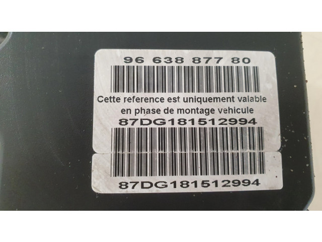 Блок АБС 9663887780, 87DG181512994   Citroen  C5  2008-2016 года