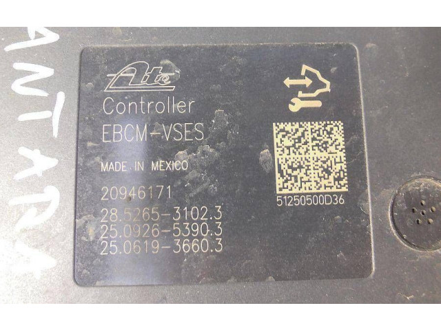 Jednotka ABS 95196739, 25.0212-1935.4   Opel Antara 2006