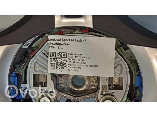 Volant BMW M3 G80 2020 024387, 32309882677  