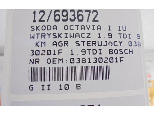 Vstřikovač 038130201F, 038130201F   Skoda Octavia Mk1 (1U)     