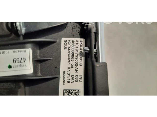Volant Audi A6 S6 C8 4K 2019 4K0419091B, 4K0419091AT  