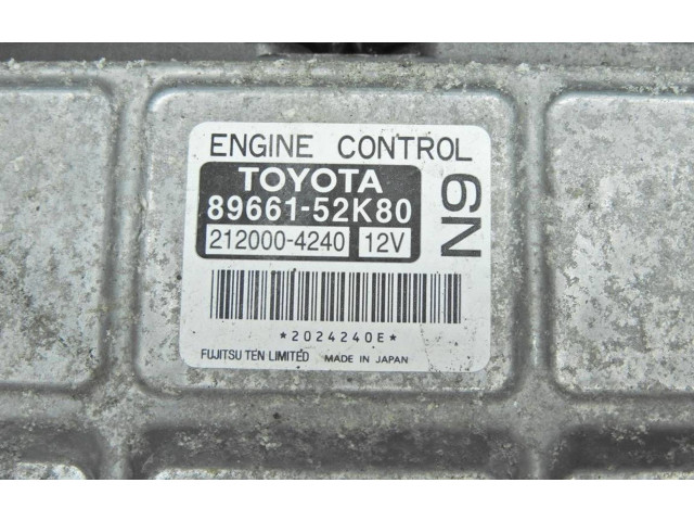 Řídící jednotka 89661-52K80, 2024240E   Toyota Urban Cruiser (XP110) 2010