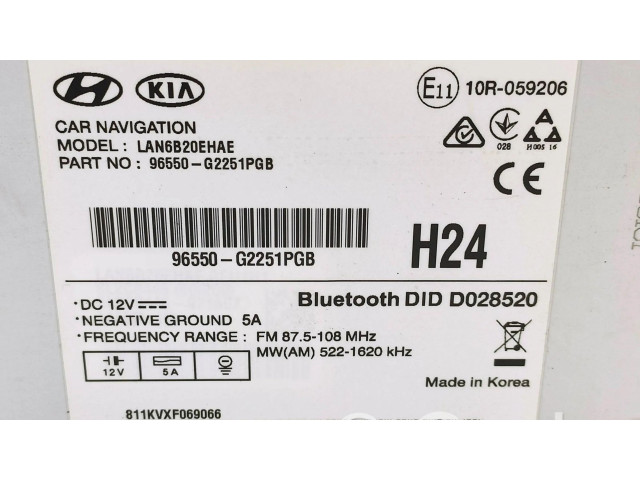 Дисплей    96550G2251PGB   Hyundai Ioniq