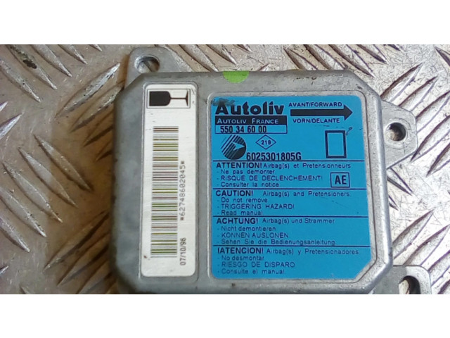 Блок подушек безопасности 550346000, 6025301805G   Renault Espace III