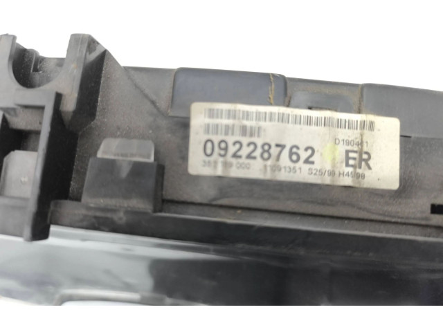 Přístrojová deska  Opel Zafira A 2000 09228762ER, 351189000  