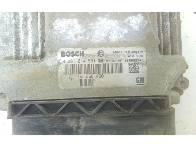 Блок управления двигателя 0281014551, 0281014551   Saab 9-3 Ver2