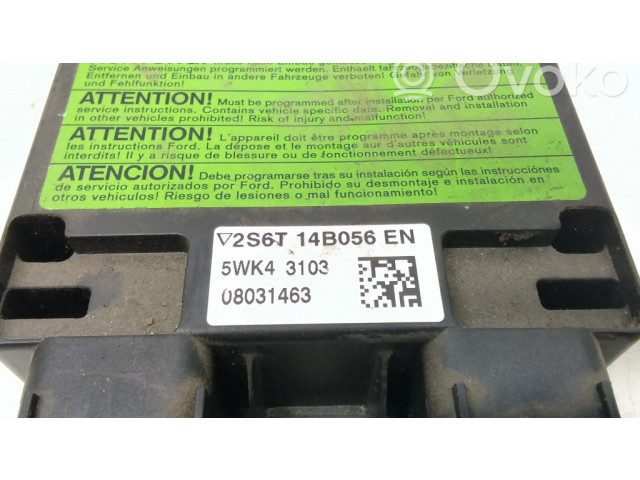 Блок подушек безопасности 2S6T14B056EN, 5WK43103   Ford Fiesta