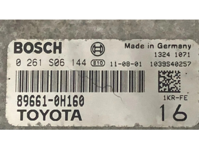 Řídící jednotka 0261S06144, 896610H160   Toyota Aygo AB10 2012