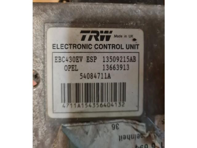 Блок АБС 13509215AB, 13663913   Opel  Signum  2003 - 2008 года
