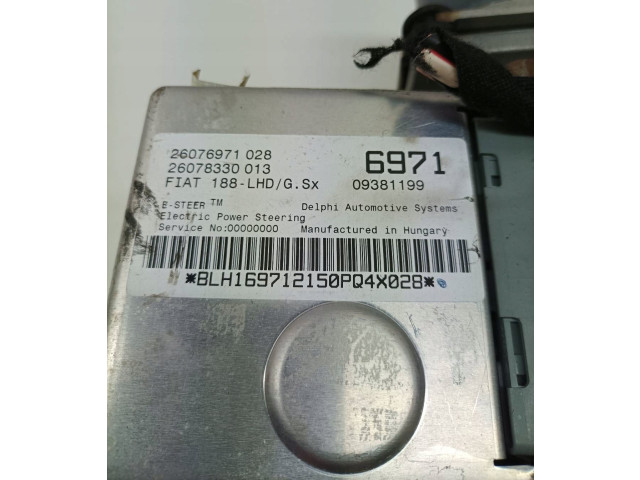  рейка  Колонка рулевая 26076971   Fiat Punto Evo  -  года