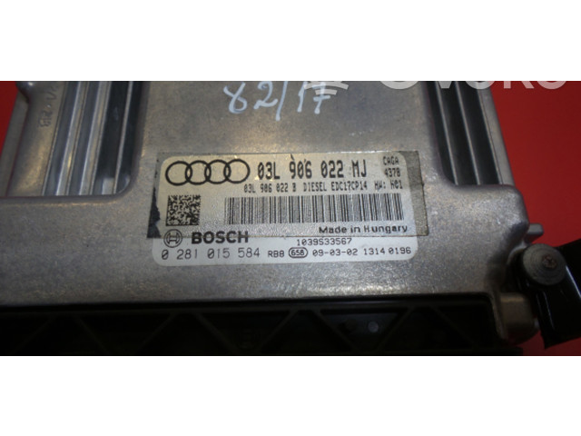 Блок управления двигателя 03L, 022   Audi RS4 B8