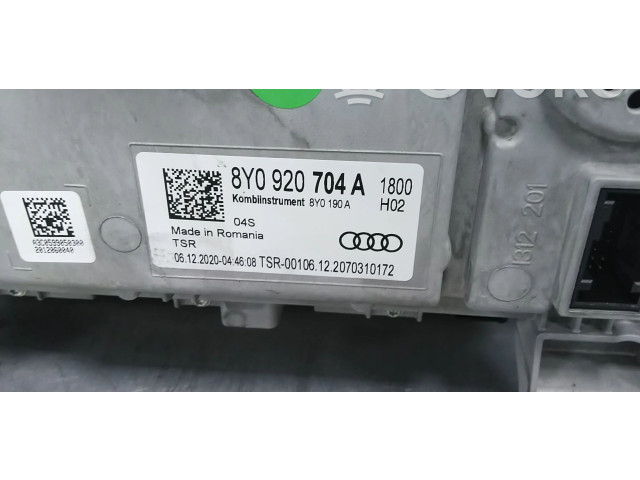 Přístrojová deska  Audi A3 8Y 2021 8Y0920704A  
