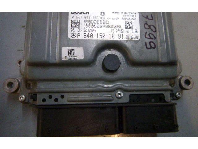 Řídící jednotka 0281013965, 0281013965   Mercedes-Benz B W245 2005