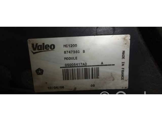 Вентилятор радиатора     874734G, 05005417AD    Chrysler Grand Voyager IV 2.8