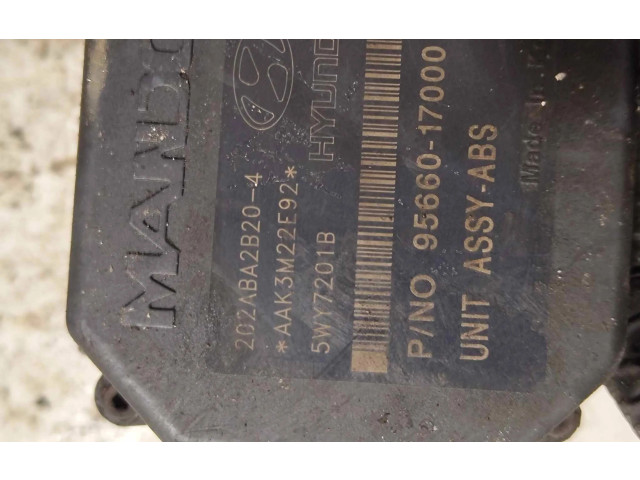 Jednotka ABS 9566017000, 5WY7201B   Hyundai Matrix 2002