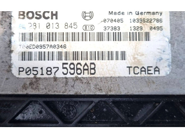 Комплект блоков управления 0281013845, P05187596AB   Jeep Patriot