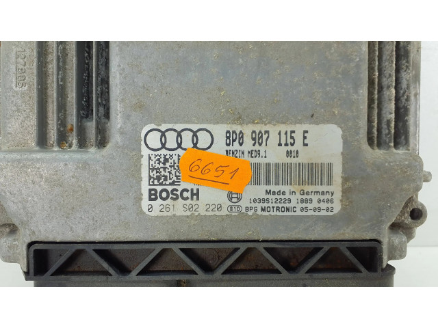 Блок управления двигателя 8P0907115E, 1039S12229   Audi A3 S3 8P