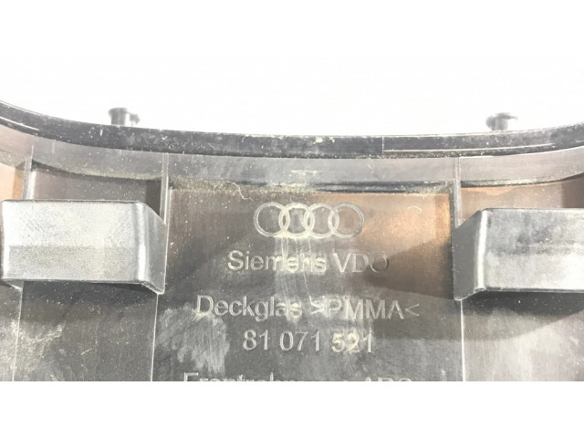 Přístrojová deska  Audi A3 S3 8P 2005 8P0920931E, 81071521  