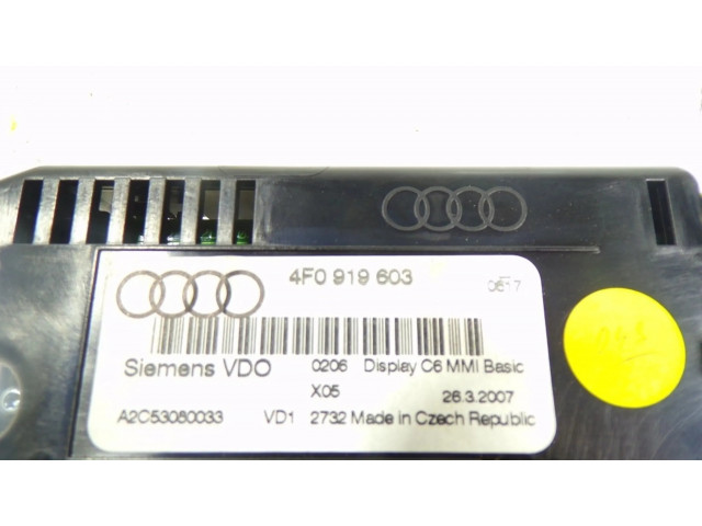 Дисплей    4F0919603, A2C53080033   Audi Q7 4L