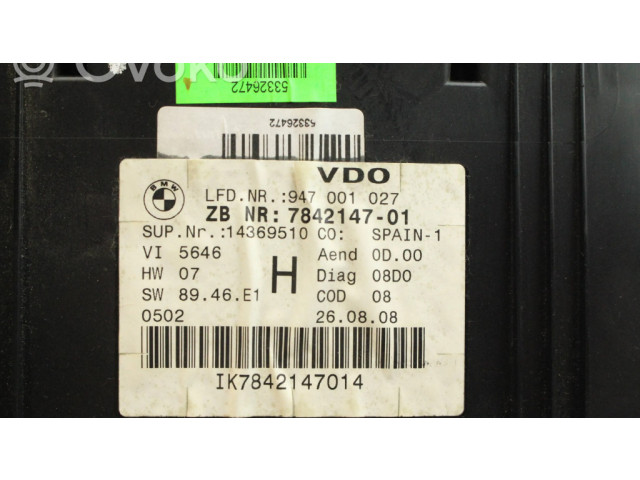 Přístrojová deska  BMW 3 E92 E93 2009 7842147, 7844316  