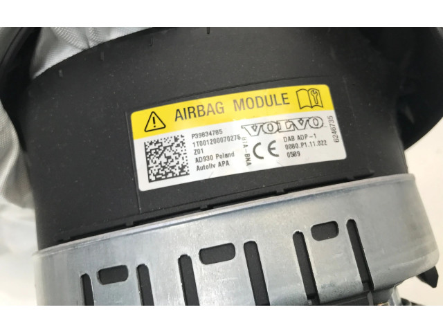 Подушка безопасности водителя 39834785, 39834785   Volvo V60