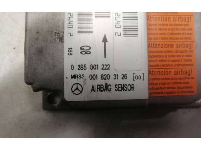 Блок подушек безопасности 0018203126, 0285001222   Mercedes-Benz A W168